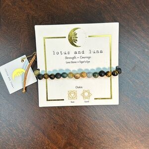 Lotus and Luna bracelet